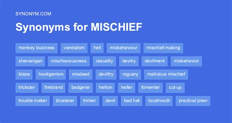 mischief synonym